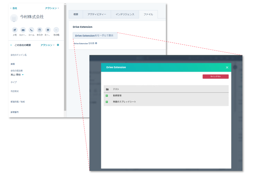 Drive Extension利用イメージ