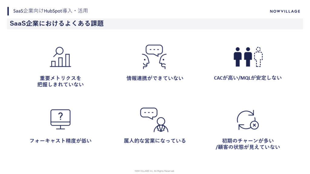 SaaS企業が抱える特有の課題