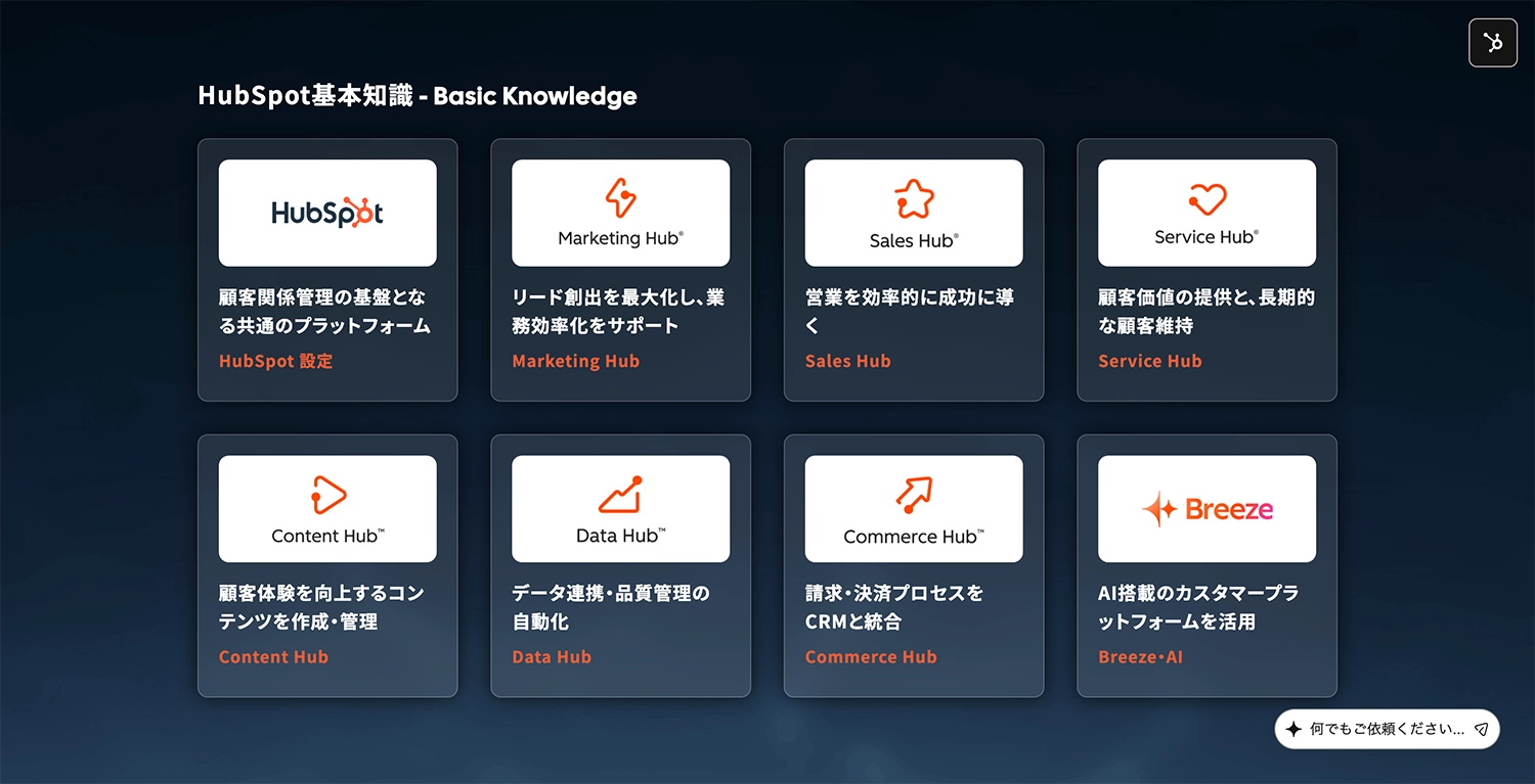 Deep Thrive Hub種別カテゴリ分類画面