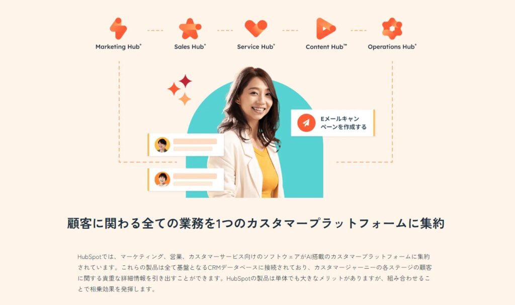 HubSpotとは