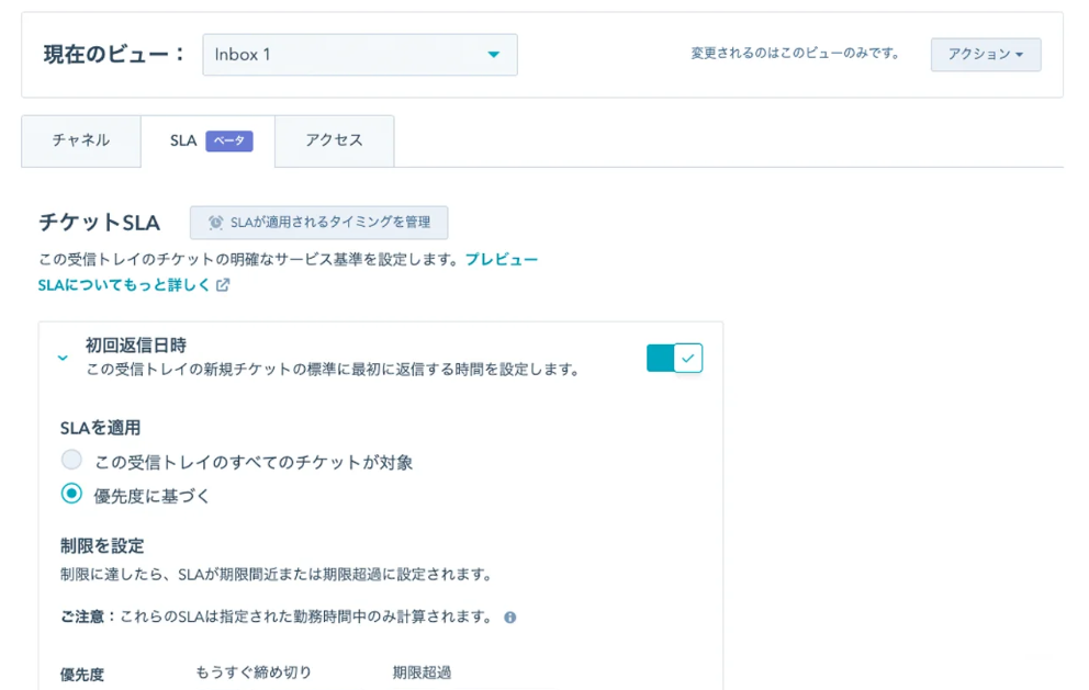 SLA管理によるサービス水準の保証