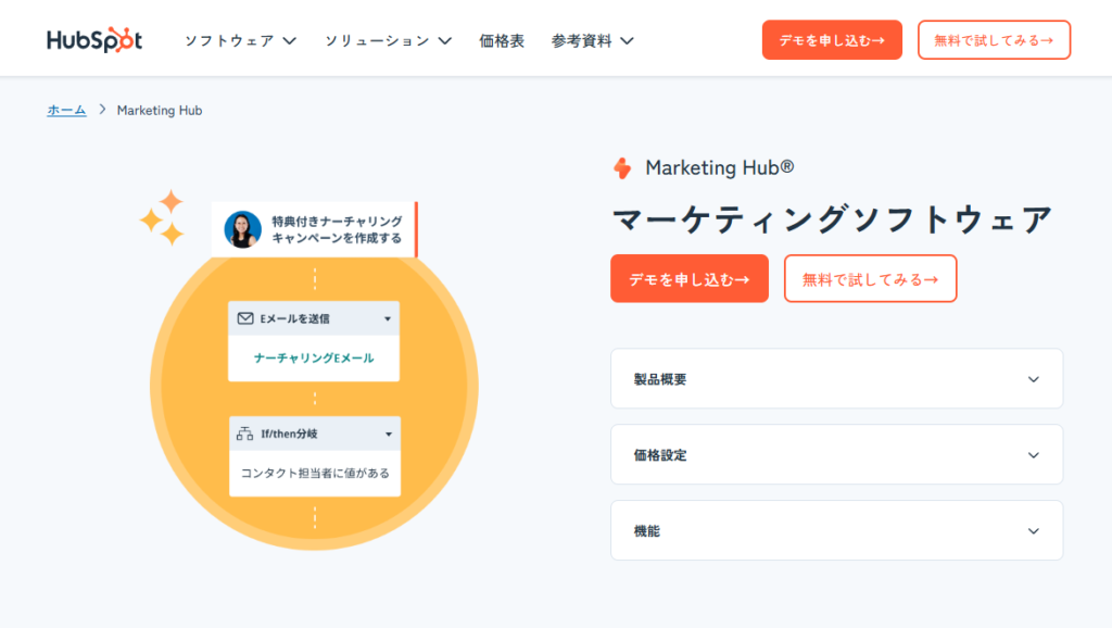 Marketing Hubの特徴